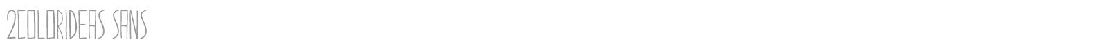 2 Colorideas Sans font preview